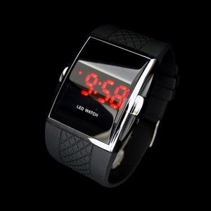 Black LED Minimalist Watch
