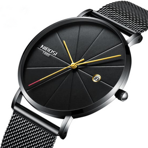Loop Minimalist Watch Black Gold