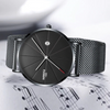Loop Minimalist Watch Black Silver