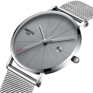 Loop Minimalist Watch Silver Gray